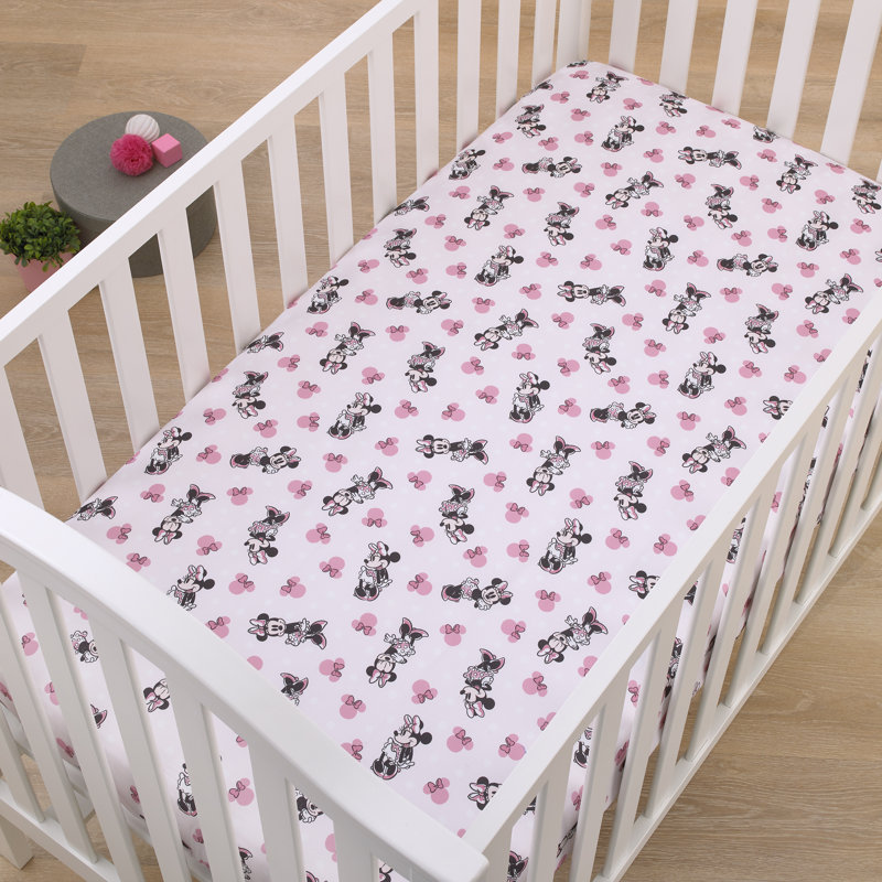 Minnie mouse fitted crib sheet sale